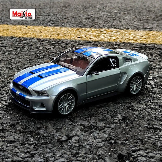 Maisto 1:24 Ford Mustang GT Street Racer Alloy Sports Car Model Diecast Metal Race Car Model Simulation Collection Kids Toy Gift - IHavePaws