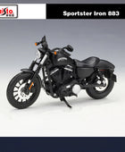 Maisto 1:18 Harley Davidson Sportster Iron 883 Alloy Motorcycle Model Diecast Metal Street Racing Motorcycle Model Kids Toy Gift - IHavePaws
