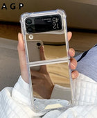 Make Up Mirror for Samsung Z Flip 3 4 5 Case Luxury Shockproof for Samsung Galaxy Z Flip 4 3 5 Z3 Z4 Flip4 Flip3 Slim Hard Cover - IHavePaws