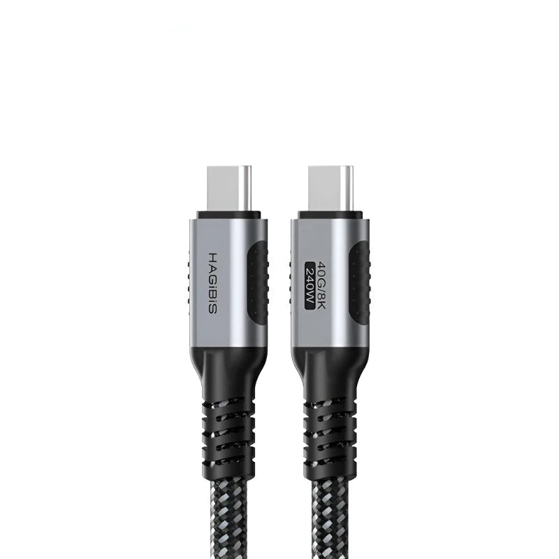 Hagibis USB4 Cable Compatible with Thunderbolt 3/4 5K@60Hz 40Gbps Data Transfer 100W 5A Fast Charging 1.2M-Version II / 2m - IHavePaws