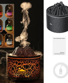 Volcanic Humidifier Flame Aroma Diffuser Black (7 colors 180ml) - IHavePaws