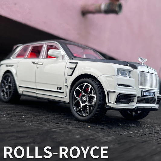 1:24 Rolls Royce SUV Cullinan Mansory Alloy Luxy Car Model Diecasts Metal Toy Car Model Simulation - IHavePaws