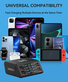 100W QC PD3.0 USB Charger Wireless Chargers Quick Charge 8 Port Charger Fast Charger Charging Station  For IPhone 12 13 Xiaomi