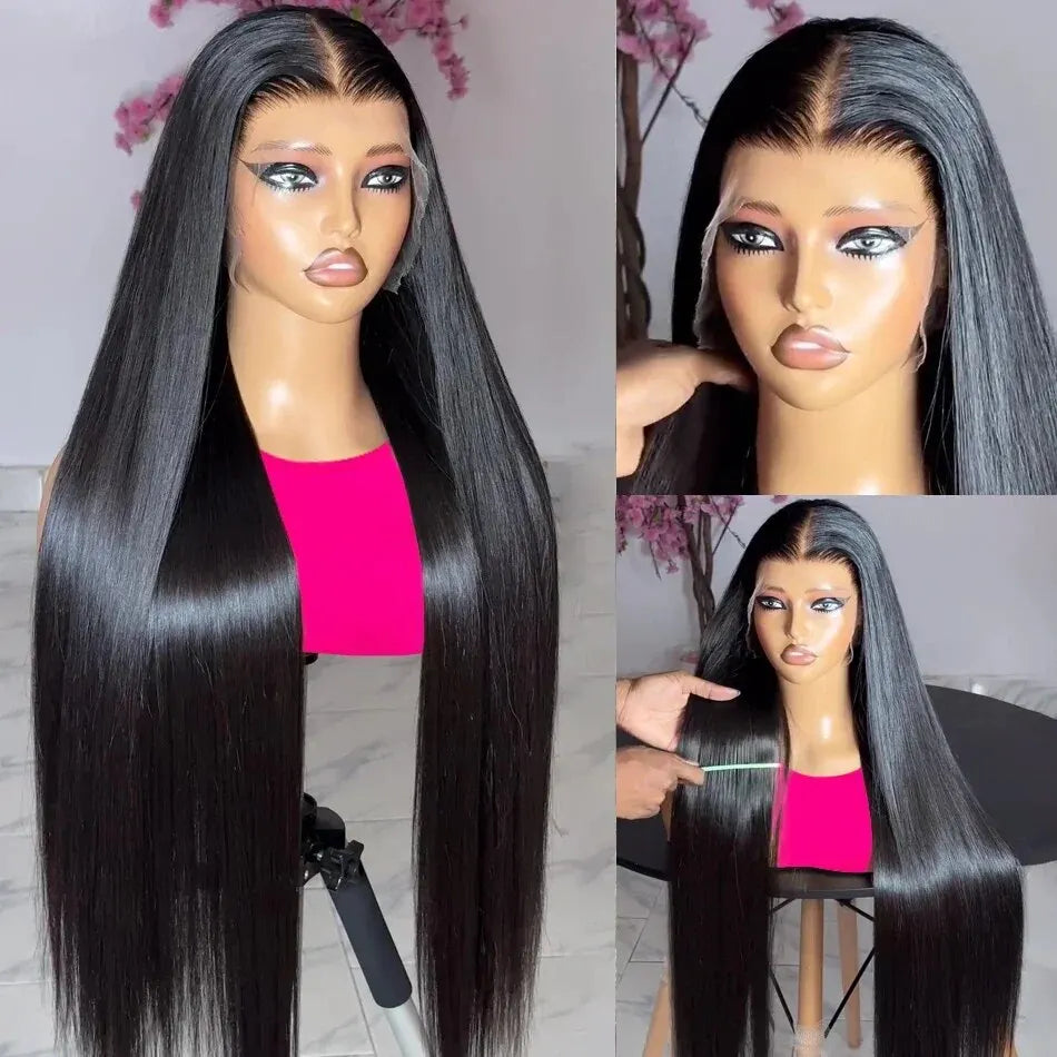 Straight Lace Front Wigs Human Hair 180% Density 13x4 13x6 HD Lace Frontal Wigs for Women Human Hair 360 Full Lace Front Wigs