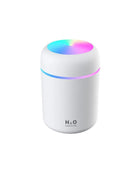 HarmonyMist 300ml Portable USB Ultrasonic Colorful Cup Humidifier White - IHavePaws