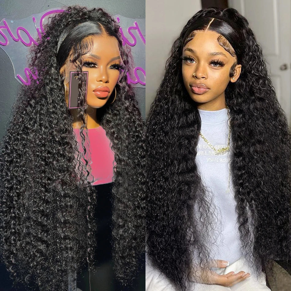 Deep Wave Lace Frontal Wigs Human Hair Water Wave Curly Human Hair Brazilian 13x6 13x4 Wet And Wavy Water Wave Lace Front Wigs