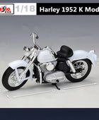 Maisto 1:18 Harley Davidson 1952K Alloy Sports Motorcycle Model Simulation Diecasts Metal Racing Motorcycle Model Kids Toys Gift