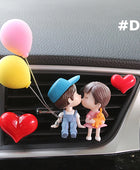 Boy Girl Couple Car Perfume Lovely Air Conditioning Aromatherapy Clip Cute Car Accessories Interior Woman Air Freshener Gift D Set - IHavePaws