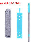 Long Handle Mop Telescopic Duster Brush Gap Dust Cleaner Bedside Sofa Brush For Cleaning Dust Removal BrushesHome Cleaning Tool Mop With 1PC Cloth - IHavePaws