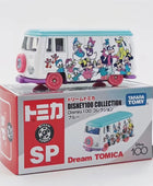 Takara Tomy Dieam Tomica Disney 100 Collection Diecast Miniature Scale Mickey Mouse Cute Bus Car Vehicle Model Children Toy Gift Blue - IHavePaws