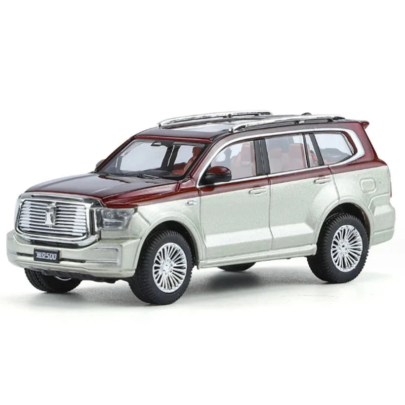 1:64 Tank 500 SUV Alloy Car Model Diecast Metal Toy Off-road Vehicles Car Model Simulation Miniature Scale Collection Kids Gifts Red - IHavePaws