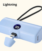Liboer LM01 Mini Power Bank Blue Lightning / 5000mAh - IHavePaws