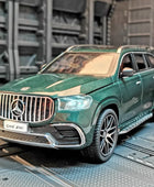 1/24 Maybach GLS class GLS63 Alloy Car Model Diecasts Metal Toy Car Model Collection Sound Light High Simulation Childrens Gifts