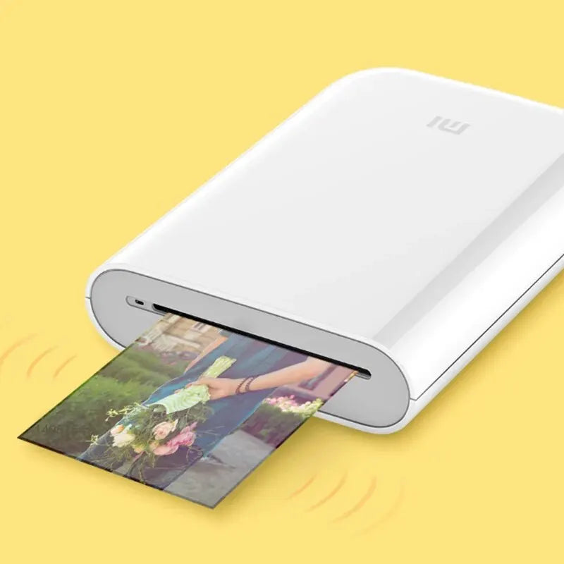 Xiaomi Portable Mini Pocket Photo Printer Wireless Bluetooth Thermal Print White - IHavePaws
