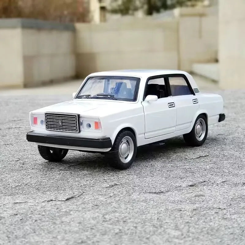 1:32 LADA Classic Car Alloy Car Model Diecasts & Toy Vehicles Metal Vehicles Car Model Simulation Collection Childrens Toys Gift White A - IHavePaws
