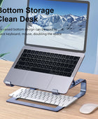 Hagibis Laptop Stand Ergonomic Adjustable Laptop Riser Aluminum Foldable Portable Notebook Holder Desk for 11-17.3 inch laptops - IHavePaws