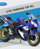 WELLY 1:10 YAMAHA YZF-R1 Alloy Racing Motorcycle Scale Model Diecast - IHavePaws