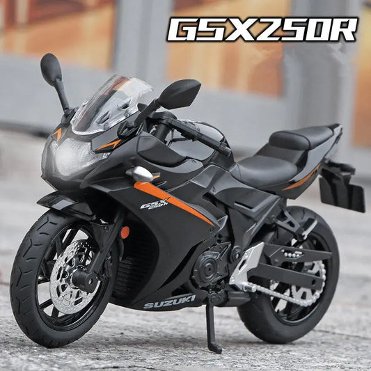 1:12 Suzuki GSX-250R Alloy Racing Motorcycle Model - IHavePaws