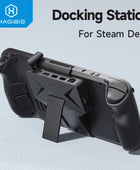 Hagibis 6 in 1 Steam Deck Docking Station Dock Holder Hub USB C to RJ45 4K 60HZ HDMI-compatible Fast Charging Base Accessories RJ45 Version - IHavePaws