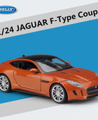 Welly 1:24 JAGUAR F-Type Coupe Alloy Sports Car Model Simulation Diecasts Metal Toy Vehicles Car Model Collection Kids Toys Gift Brown - IHavePaws