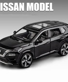 1:32 Nissan X-TRAIL SUV Alloy Car Model Diecast Metal Toy Off-road Vehicles Car Model Simulation Sound and Light Childrens Gifts Black - IHavePaws