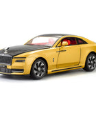 1:24 Rolls Royce Spectre Alloy New Energy Car Model Diecast Metal Luxy Car Charging Vehicle Model Sound and Light Kids Toy Gift Golden - IHavePaws