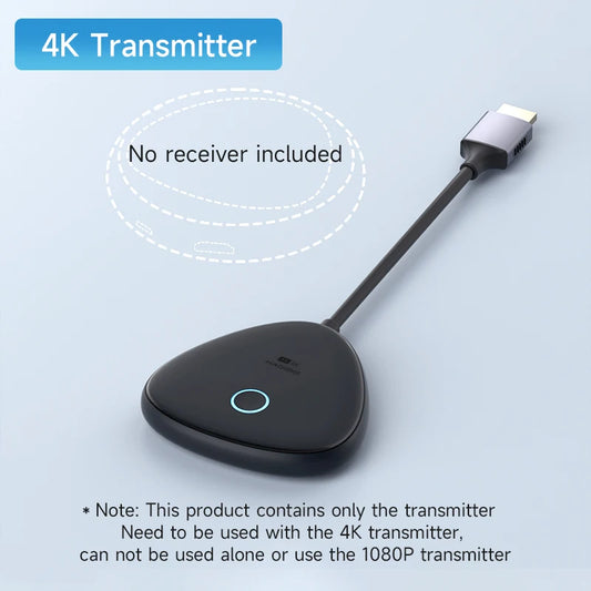 Hagibis Wireless 4K HDMI-compatible Transmitter Wireless Extender HD Transmitter Display Dongle for Laptop PC-Only Transmitter Only Transmitter - IHavePaws