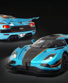 1:24 Koenigsegg ONE 1 Alloy Racing Car Model Diecast Metal Sports Car Vehicle Model Simulation Sound and Light Children Toy Gift - IHavePaws