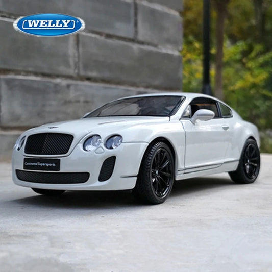 WELLY 1:24 Bentley Continental Supersports GT Alloy Luxy Car Model Diecast Simulation Metal Toy Vehicles Car Model Children Gift - IHavePaws