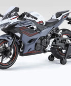 1:12 Kawasaki Ninja 400 Alloy Sports Motorcycle Model Diecast Gray retail box - IHavePaws