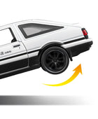 1:36 Movie Car INITIAL D AE86 Alloy Sports Car Model Diecast & Toy Vehicles Metal Racing Car Model Sound and Light Kids Toy Gift