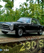 WELLY 1:24 Mercedes-Benz 230SL Alloy Classic Car Model Simulation Diecast Metal Retro Old Car Model Collection Children Toy Gift