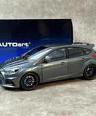 Autoart 1:18 Ford Focus RS 2016 Car scale model 72954 gray - IHavePaws