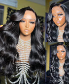 13x4 13x6 Body Wave Transparent Lace Front Wigs Brazilian Human Hair Cheap Hair No Glue 4x4 Lace Closure Wig 180% Density