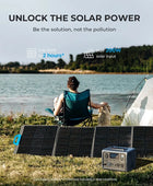 BLUETTI EB3A 600W Portable Power Station Solar Generator 268Wh LiFePO4 Battery Power Failure Camping Fishing RV UPS Power Bank