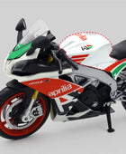 1:12 Aprilia RSV4 Alloy Racing Motorcycle Model Simulation Diecast Metal Cross-Country Motorcycle Model Collection Children Gift