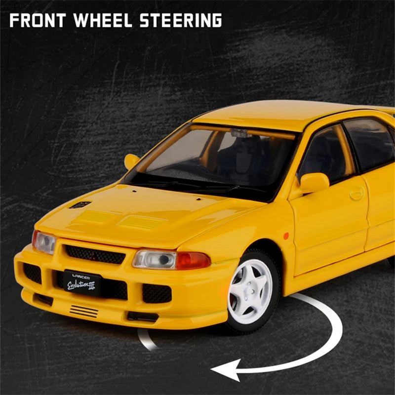 1:32 Mitsubishis Lancer Evo X 3 Alloy Car Model Diecast Metal Toy Vehicles Car Model Simulation Sound Light Collection Kids Gift - IHavePaws