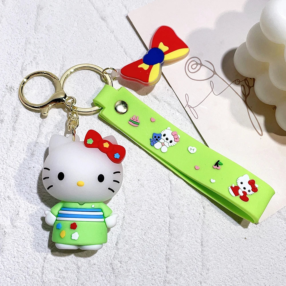 1PC Cute Sanrio Series Keychain For Men Colorful Keyring Accessories For Bag Key Purse Backpack Birthday Gifts SLO 31 - ihavepaws.com