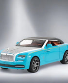 1:24 Rolls Royces Dawn Alloy Luxy Car Model Diecasts Metal Toy Vehicles Car Model Simulation Blue - IHavePaws