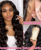 4X4 13x4 13x6 Body Wave Lace Frontal Wigs Human Hair Transparent Body Wave Lace Front Wig Pre Plucked 100% Human Hair Wigs