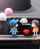 Lovely Car Odors Pendant Car Solid Perfume Car Aroma Diffuser Distributor Car Fragrance Lovely Couple Girl Boy Car Air Vent CA359-3 - IHavePaws