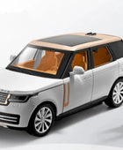 1/24 Range Rover SUV Alloy Car Model Diecasts Metal Toy Off-road Vehicles Car Model Simulation Sound Light Collection Kids Gifts White - IHavePaws
