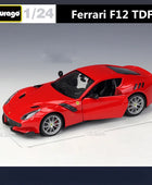 Bburago 1:24 Ferrari F12 TDF Alloy Sports Car Model Diecast Metal Toy Racing Car Model High Simulation Collection Childrens Gift - IHavePaws