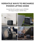 BLUETTI AC180 1152Wh 1800W Protable Power station LiFePO4 Solar Generator 3500+ Cycles For Camping Hiking Trips Peak Power 2700W