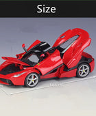 Bburago 1:32 Ferrari LaFerrari Alloy Sports Car Model Diecast Metal Toy Vehicles Car Model Simulation Sound and Light Kids Gifts