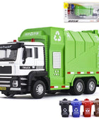 New 1/32 City Garbage Truck Car Model Diecasts Metal Garbage Sorting Sanitation Vehicle Car Model Sound and Light Kids Toys Gift With retail box - IHavePaws