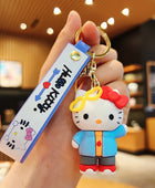2024 New Cute Hello Kitty Key Chain Wholesale Car Pendant Cartoon Couple School Bag Pendant Doll Doll Keychain Style 2 - ihavepaws.com