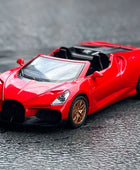 1:32 Bugatti Mistral W16 Alloy Sports Car Model Diecasts & Toy Vehicles Metal Racing Car Model Simulation Red - IHavePaws