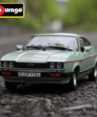 Bburago 1:24 1982 Ford Capri Alloy Car Model Diecast Metal Toy Classic Sports Car Vehicles Model Simulation Collection Kids Gift