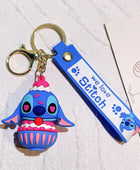 Anime Funny Stitch Keychain Cute Keychain PVC Pendant Men's and Women's Backpack Car Keychain Jewelry Accessories SDZ 01 - ihavepaws.com